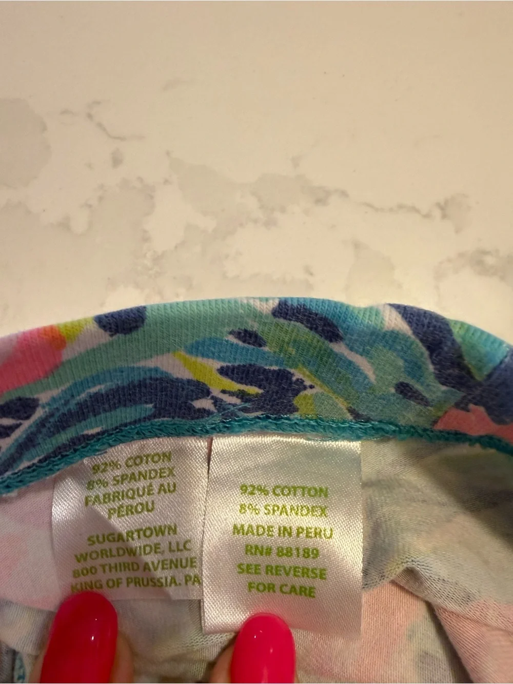 Lilly Pulitzer Girls Maia Leggings SZ L
